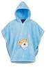 Badeponcho Bär blau