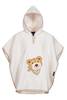 Badeponcho Bär creme